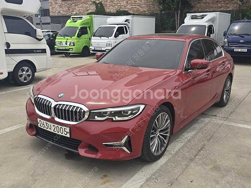 BMW 3시리즈 중고 BMW 320i 중고 승용차 빨간색 2020년식 57,731km 320i 럭셔리 수원중고차--3